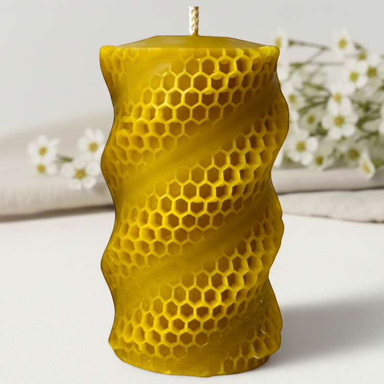 świeca z wosku pszczelego