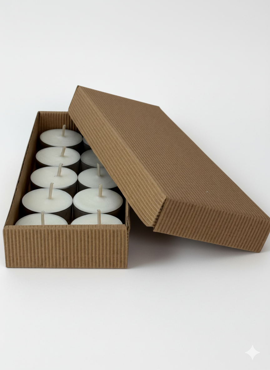 Teelichtwärmer aus Sojawachs – Natürliche Sojakerze | Apimel