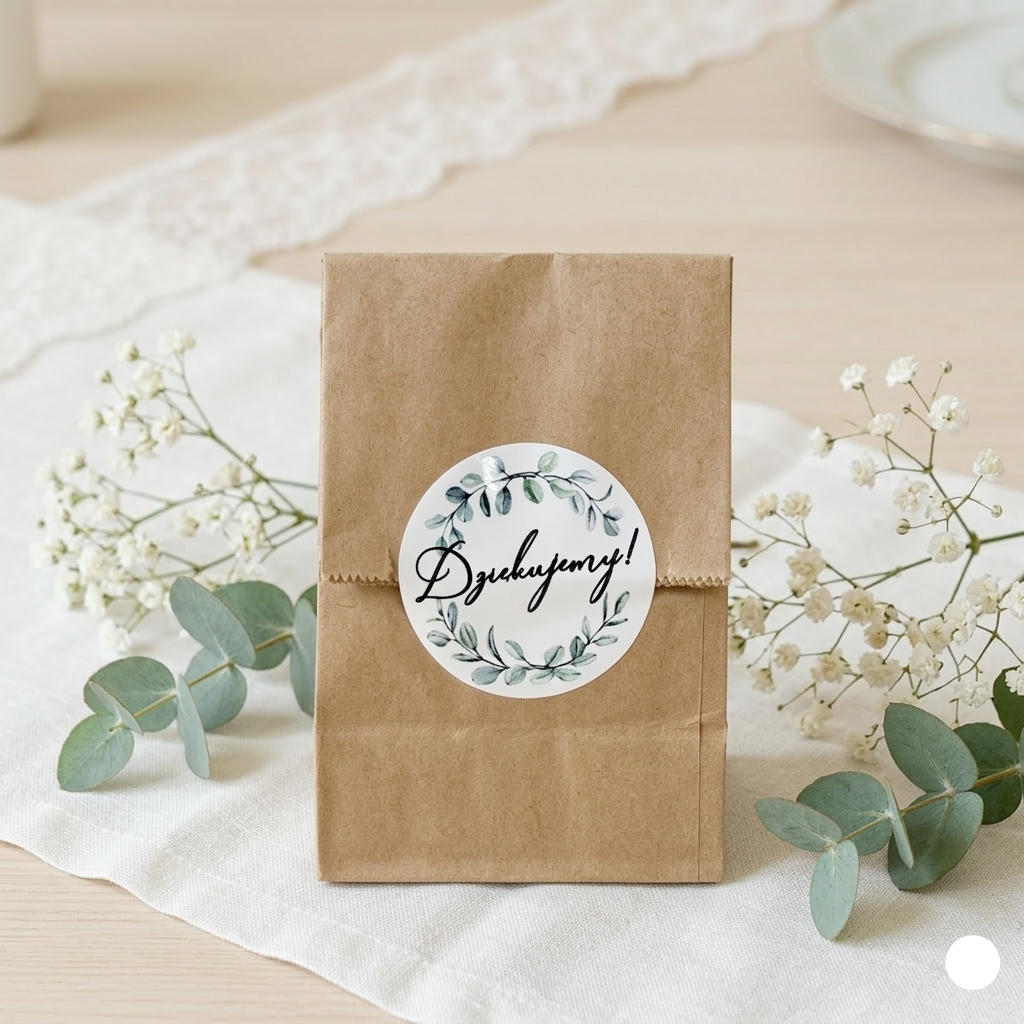 Mini świeczka z wosku pszczelego na prezent z etykietą | Apimel