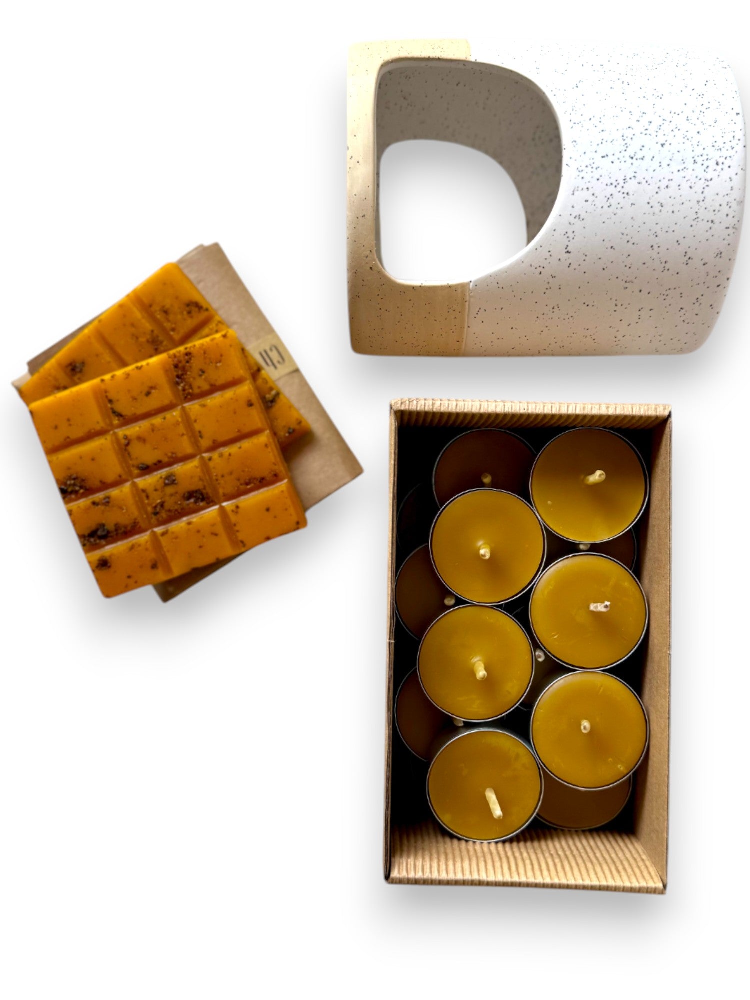 Kominek do aromaterapii z woskiem pszczelim i propolisem