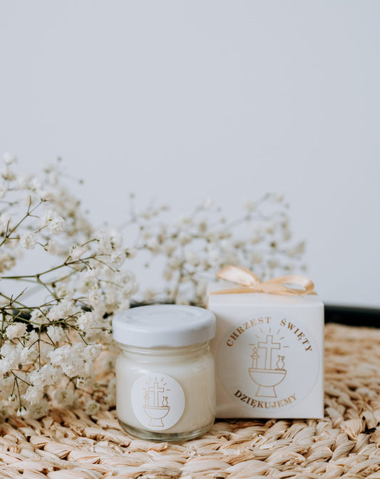 Świeczka Naturalna złota z Wosku Pszczelego