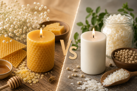 Wosk pszczeli vs wosk sojowy - który wybrać do świec?