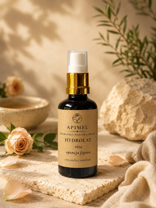 Róża i Opuncja Figowa - hydrolat do cery suchej i wrażliwej, 100ml