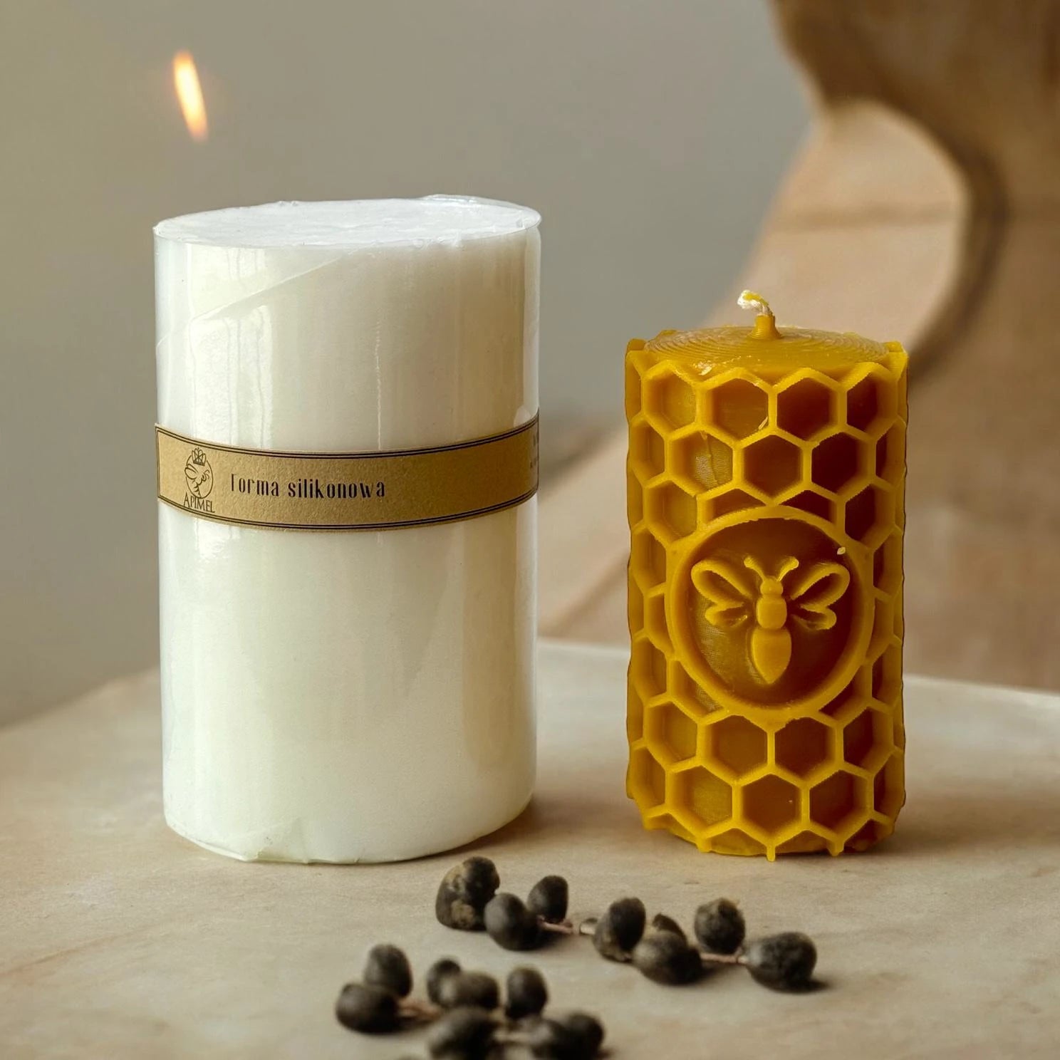 Formy silikonowe Heksagon Pszczeli