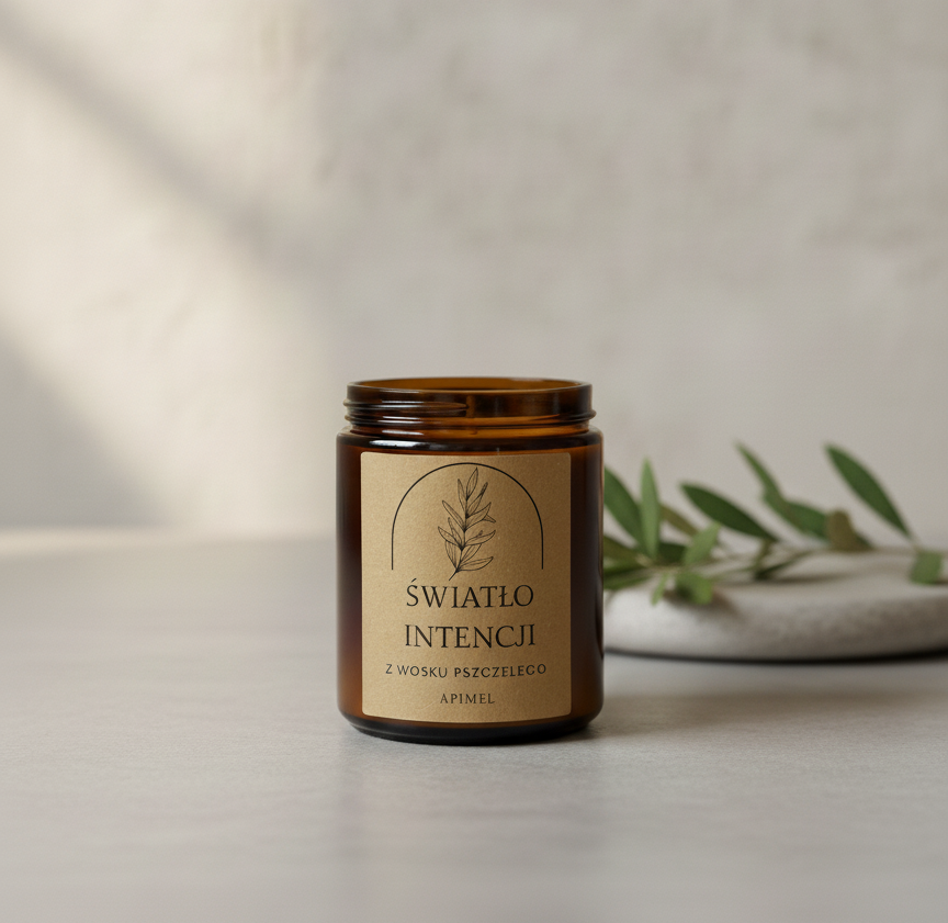 Świeca intencyjna "Światło Intencji"
