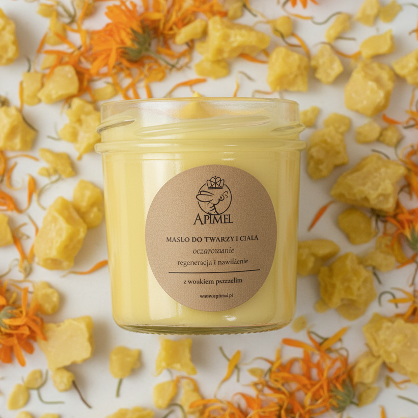 Masło do twarzy i ciała z woskiem pszczelim 65 g