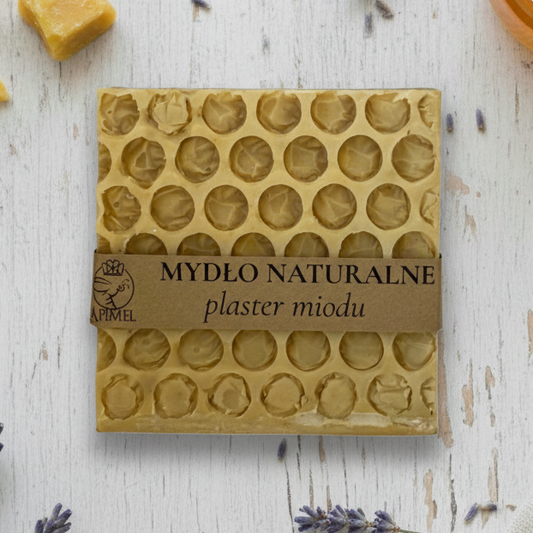 Naturalne mydło Plaster Miodu – miód, pyłek i wosk