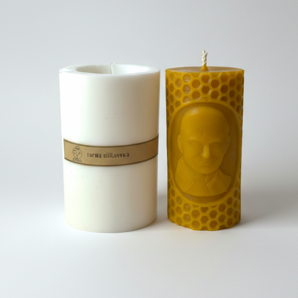 Forma silikonowa do świecy z wosku pszczelego 