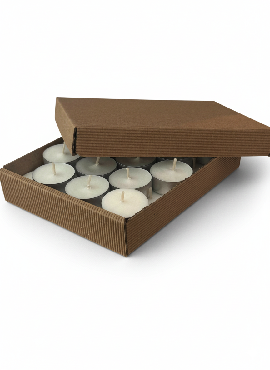 Podgrzewacz tealight z wosku sojowego – 30 szt