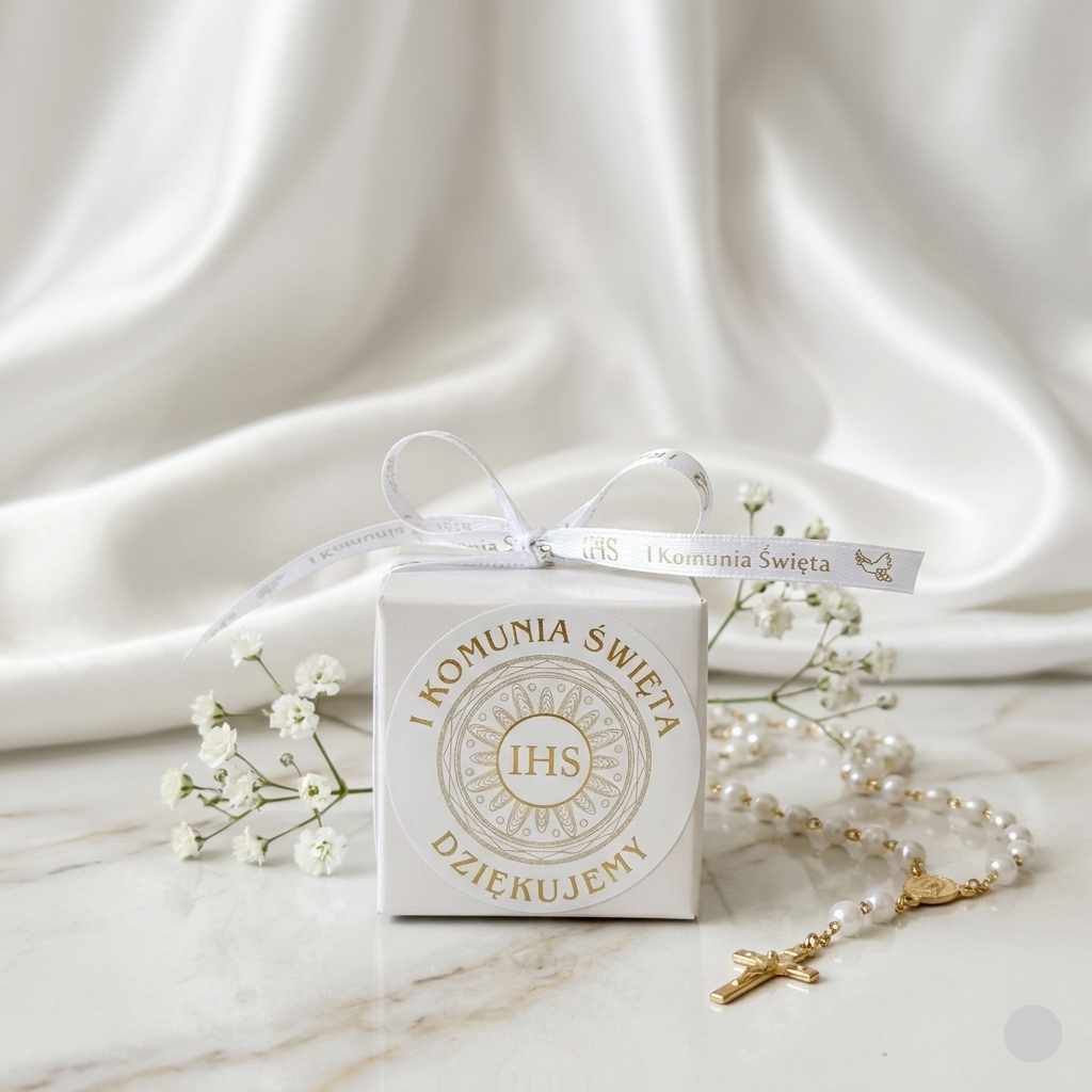 Podziękowania dla Gości – Mini Świeczka Sojowa Komunia
