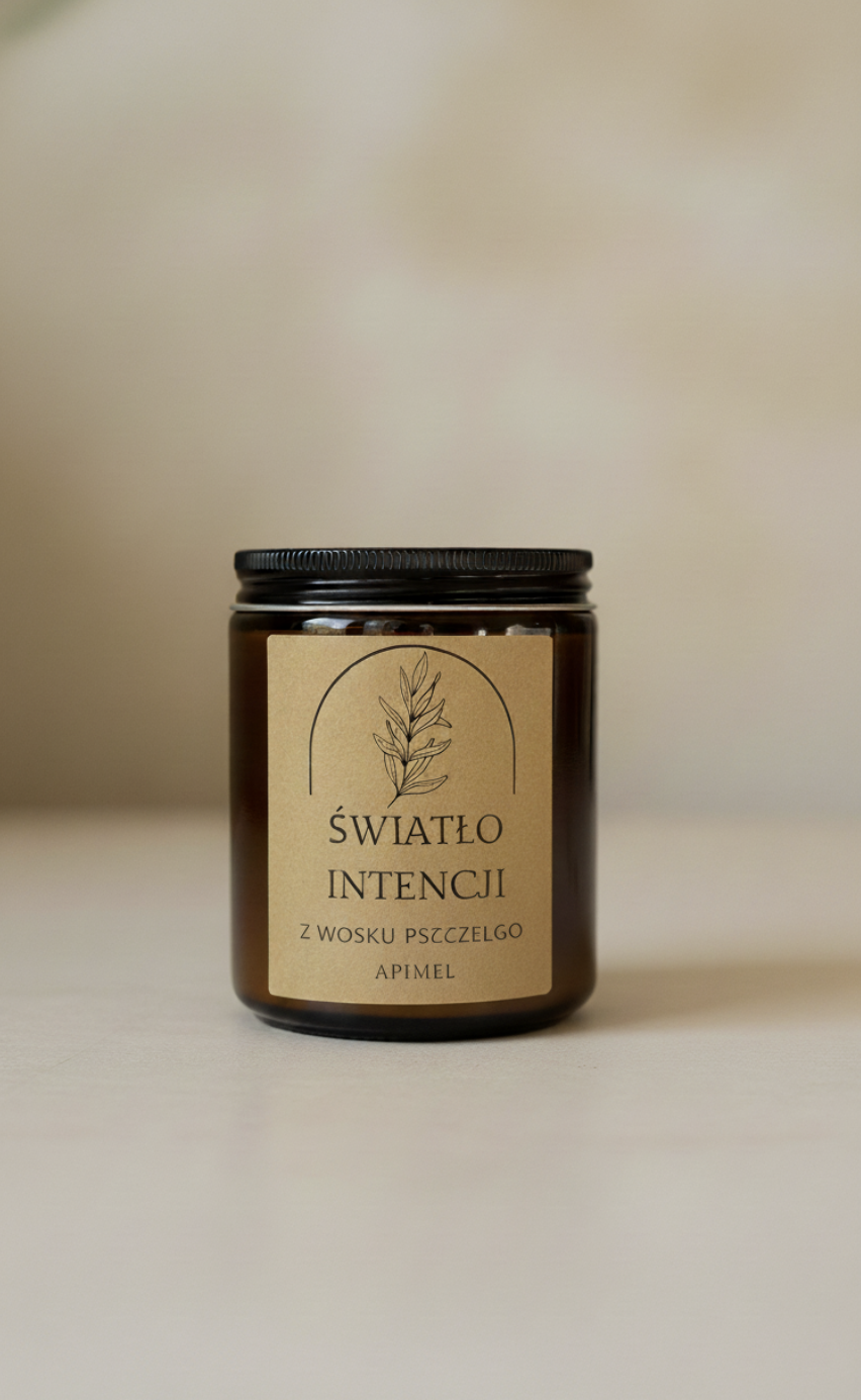 Świeca intencyjna "Światło Intencji"