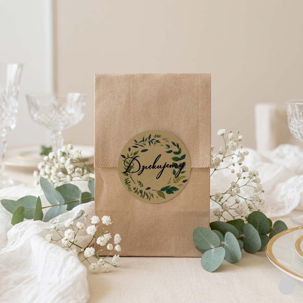 elegancka świeczka podziękowanie dla gości zestaw prezentowy wosk sojowy handmade