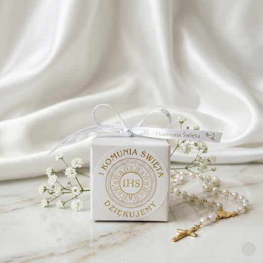 Mini świeczka sojowa komunia podziękowanie dla gości