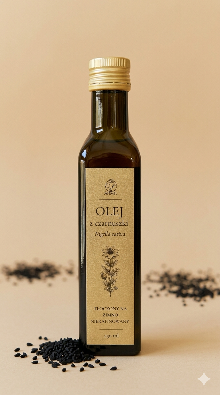 Olej lniany tłoczony na zimno nierafinowany 250 ml — Apimel