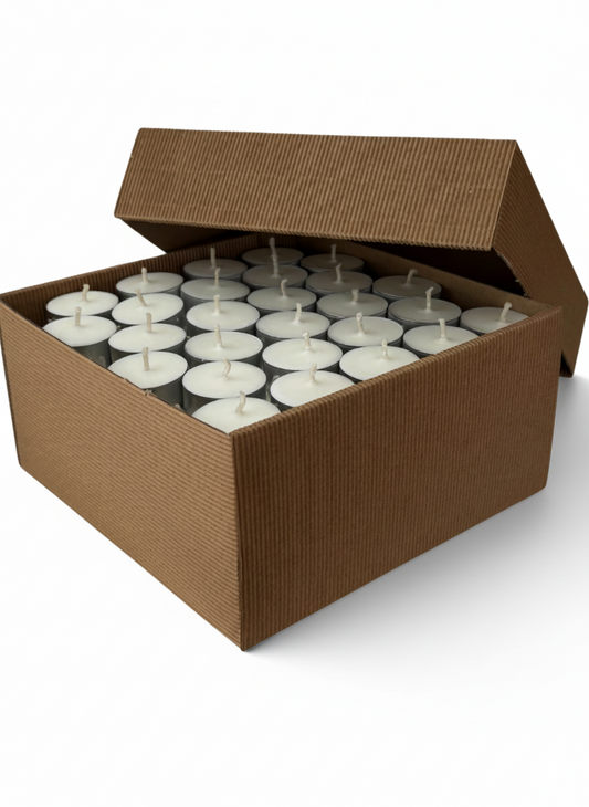 podgrzewacze tealight z wosku sojowego 162 szt zestaw hurtowy ekologiczny Apimel
