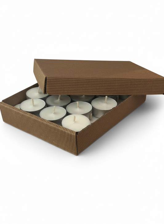 podgrzewacze tealight z wosku sojowego 30 szt naturalne świeczki ekologiczne Apimel
