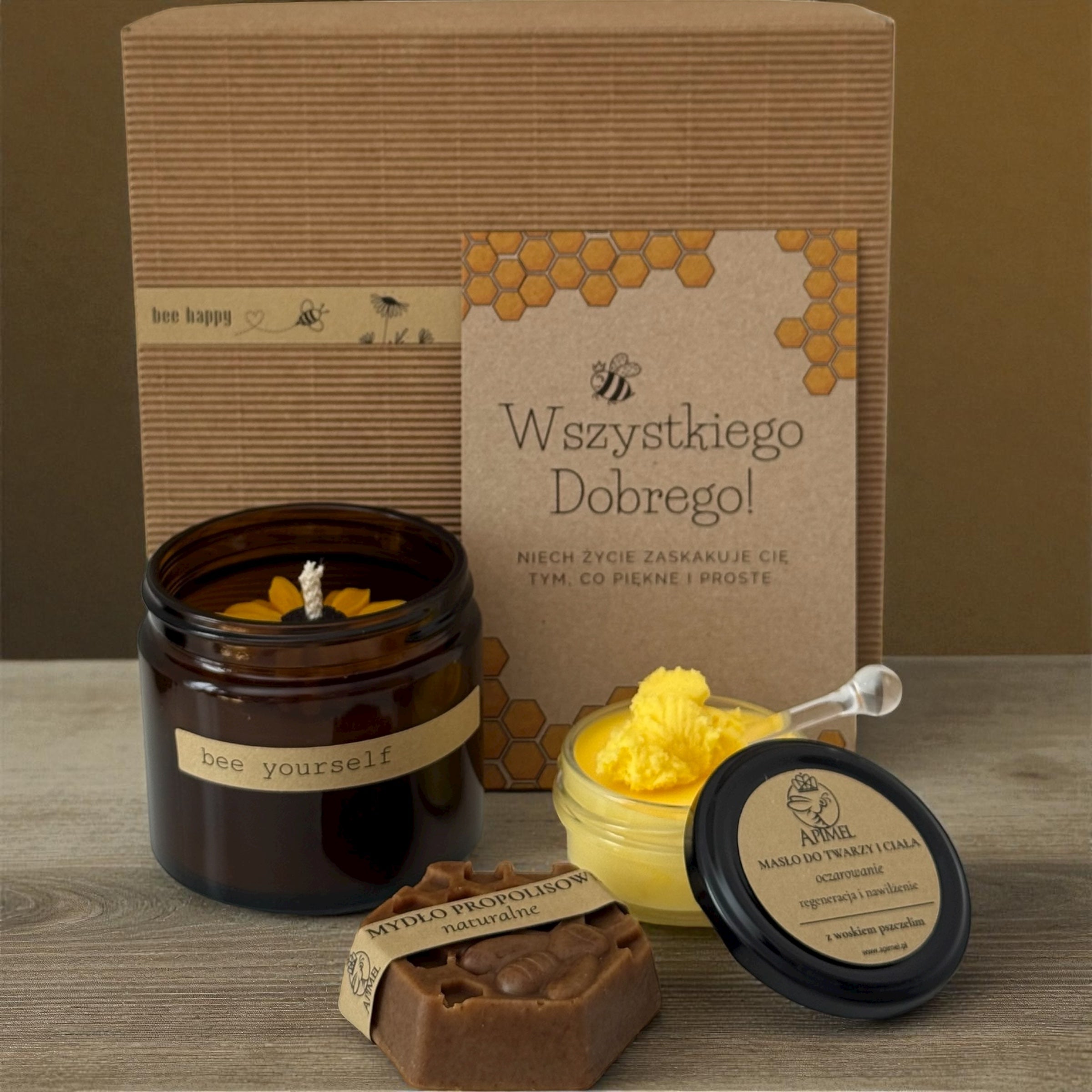Zestaw prezentowy Bee Yourself — naturalna harmonia z pasieki Apimel