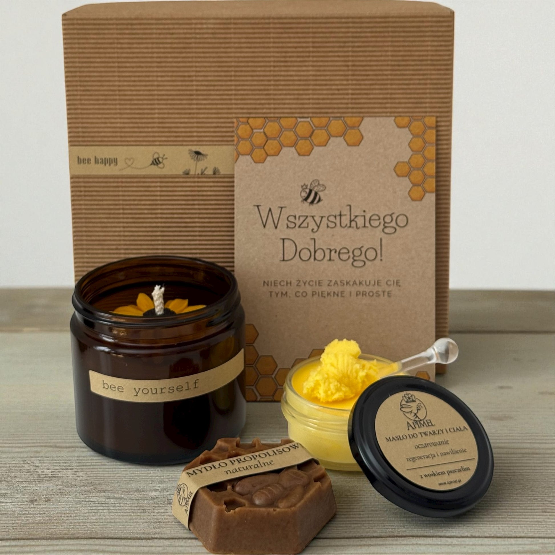 Zestaw prezentowy Bee Yourself — naturalna harmonia z pasieki Apimel